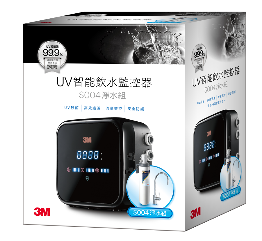 3M淨水器｜G1000 UV智能飲水監控器+S004淨水組